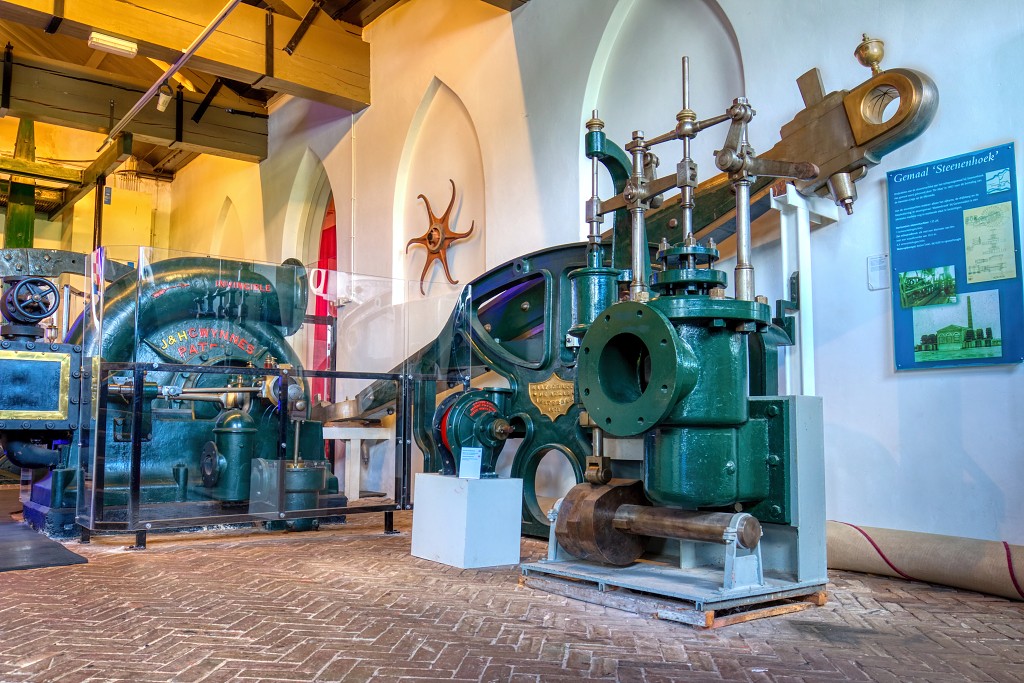 Gemaal De Cruquius Haarlemmermeer polder hdr rijksmonument stoommachine erfgoed neo gotisch gebouw architectuur museum